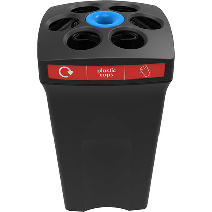 EnviroCup cup collector, capacity 100 l, with red marking.