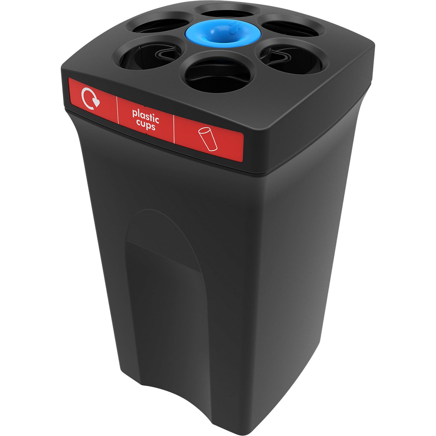 EnviroCup cup collector, capacity 100 l, with red marking.