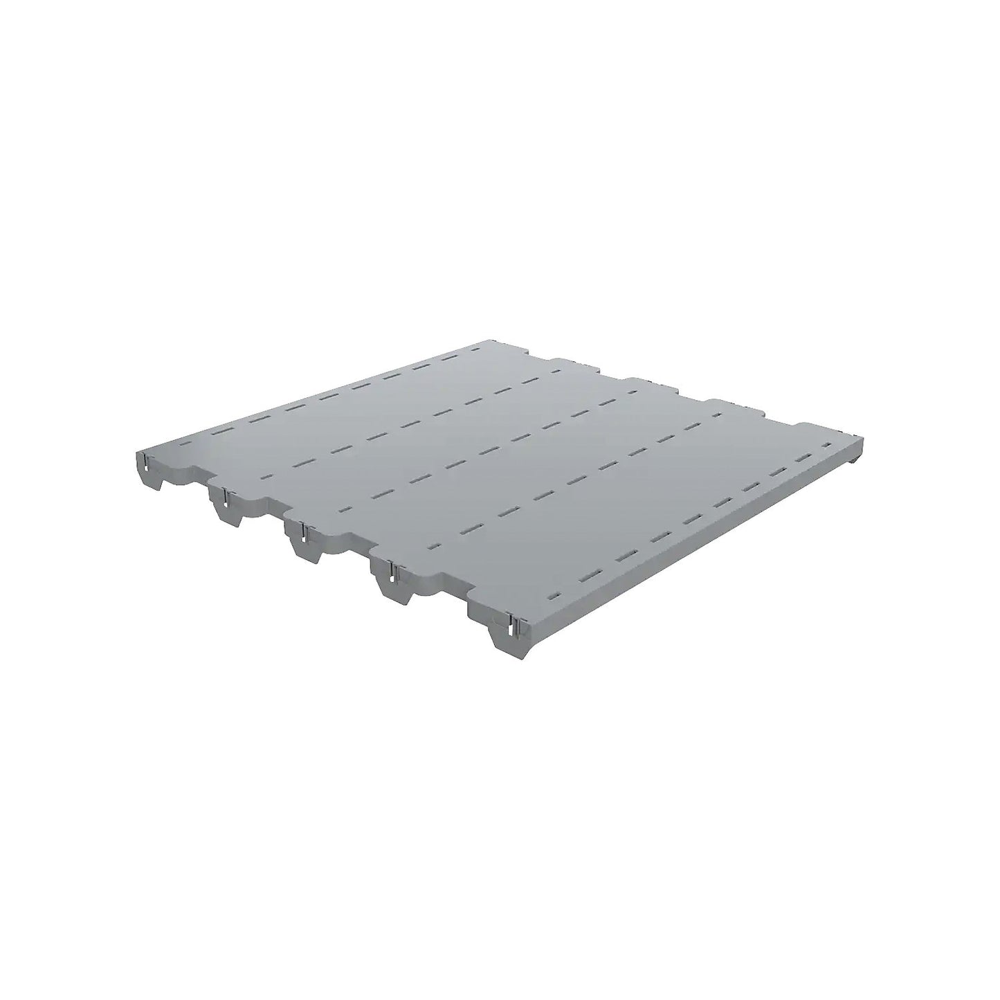 Intermediate shelf, for 2-sided roll containers, grey.