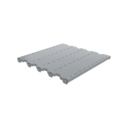 Intermediate shelf, for 2-sided roll containers, grey.