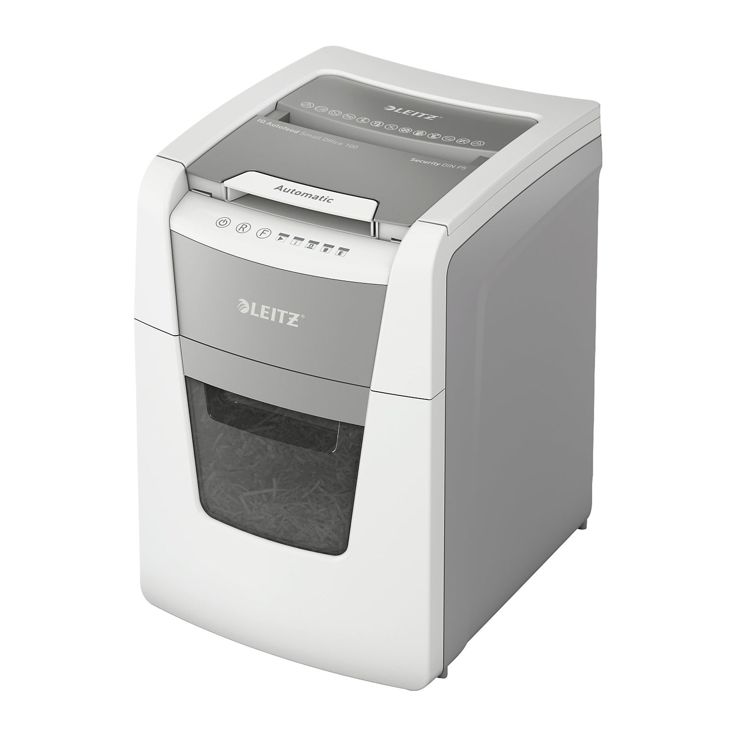 IQ Autofeed Small Office document shredder, collection capacity 34 l, micro cut, 6 sheets.