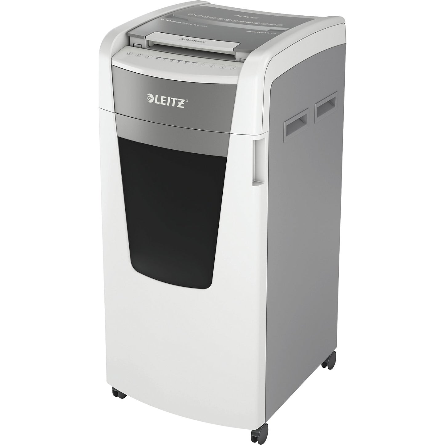 IQ Autofeed Office 600 document shredder, collection capacity 110 l, micro cut, 10 sheets.
