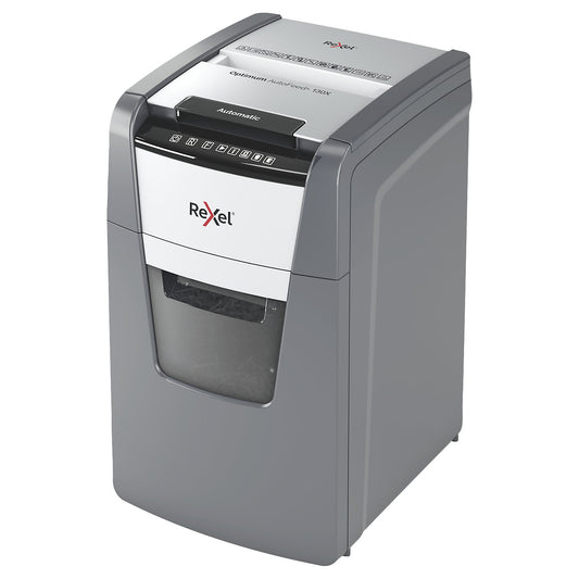 Optimum AutoFeed+ 130X document shredder, collection capacity 44 l, particles, 8 sheets.