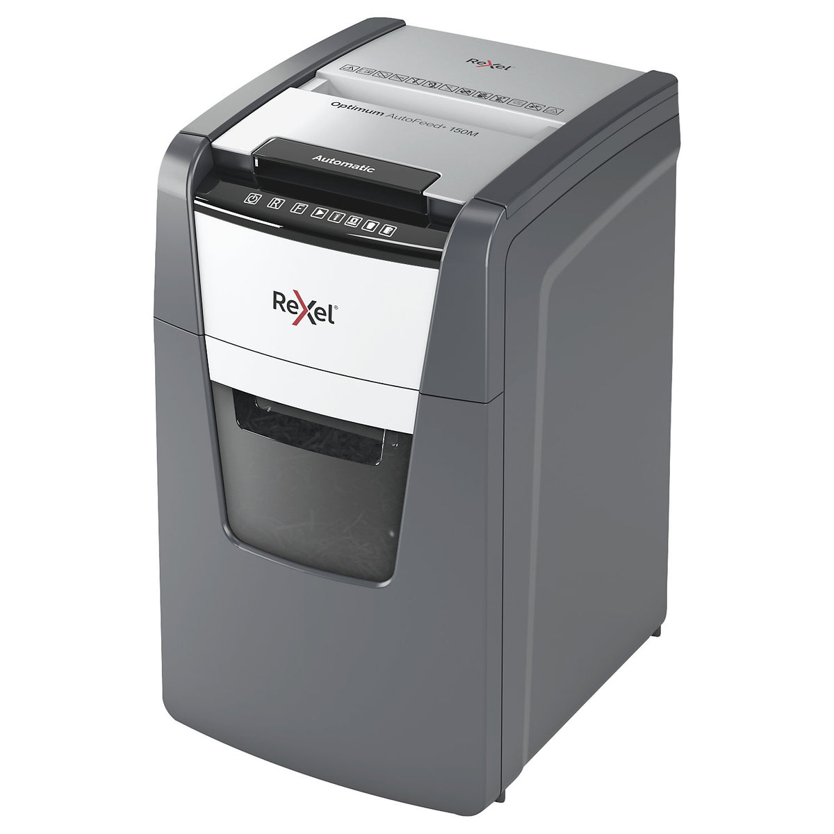 Optimum AutoFeed+ 150M document shredder, collection capacity 44 l, micro cut, 6 sheets.