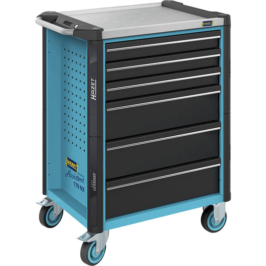 ASSISTENT 179NXL / NXXL tool trolley, width x depth x height 786 x 518 x 1020 mm, 6 drawers.