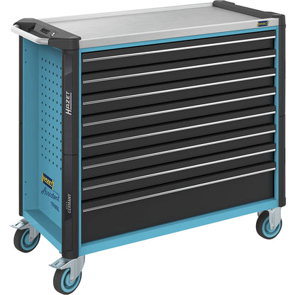 ASSISTENT 179NXL / NXXL tool trolley, width x depth x height 1133 x 518 x 1020 mm, 8 drawers.