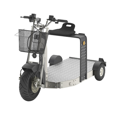 Factory scooter, length 1750 mm, without MOT approval.