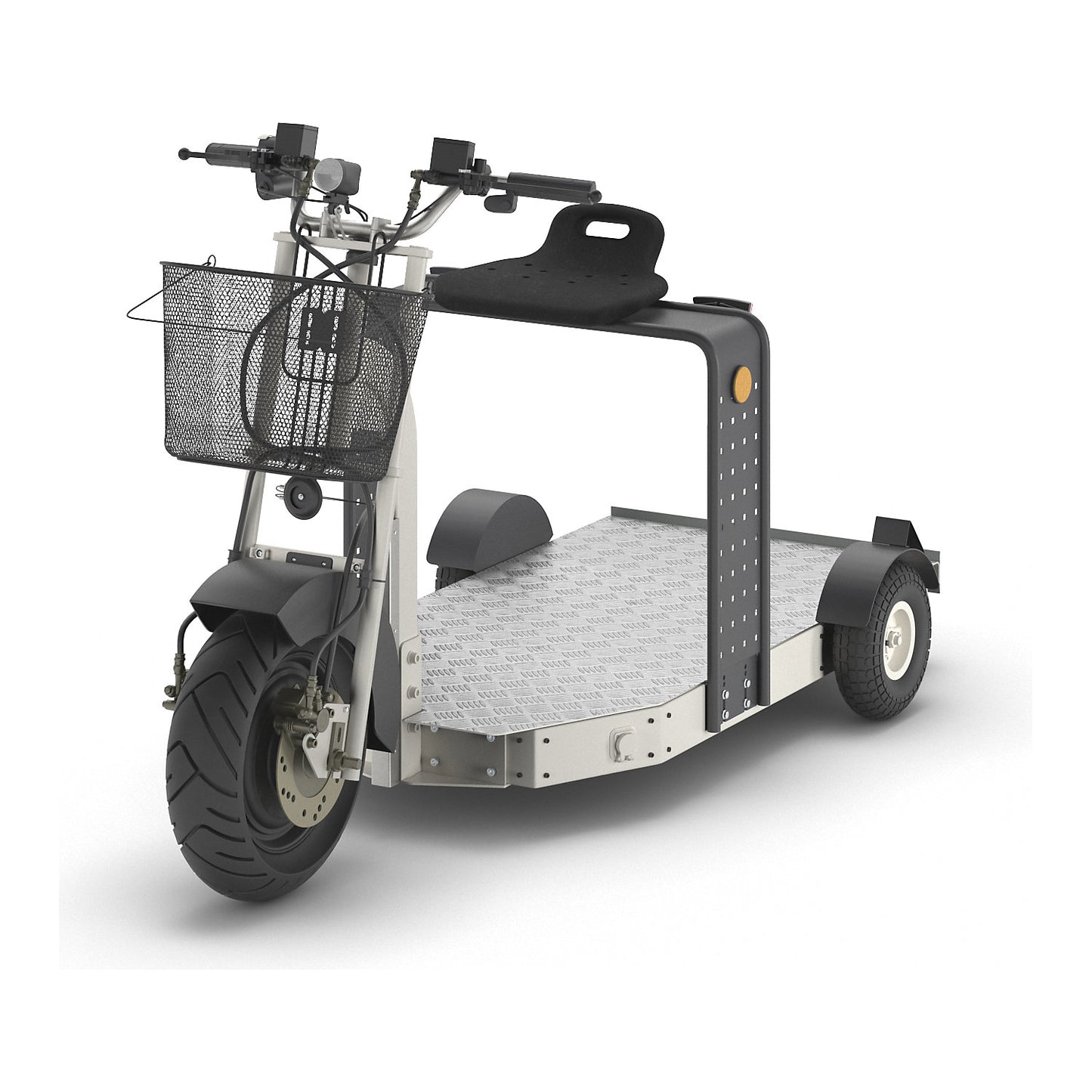 Factory scooter, length 1750 mm, with MOT approval.