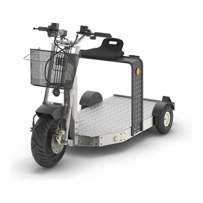 Factory scooter, length 1750 mm, with MOT approval.