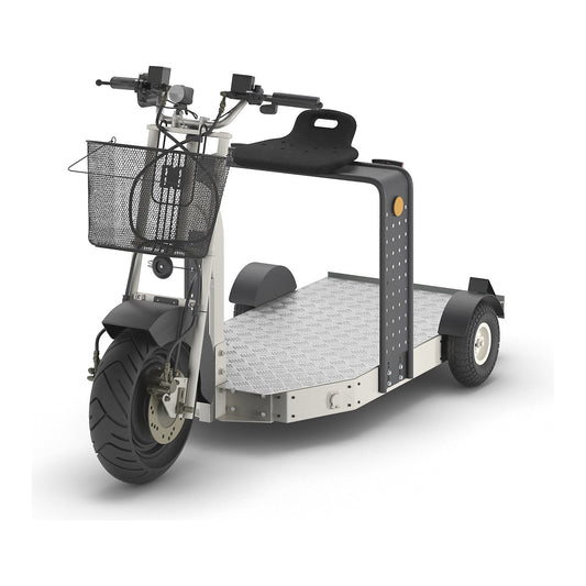 Factory scooter, length 1750 mm, with MOT approval.
