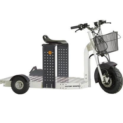 Factory scooter, length 1750 mm, without MOT approval.