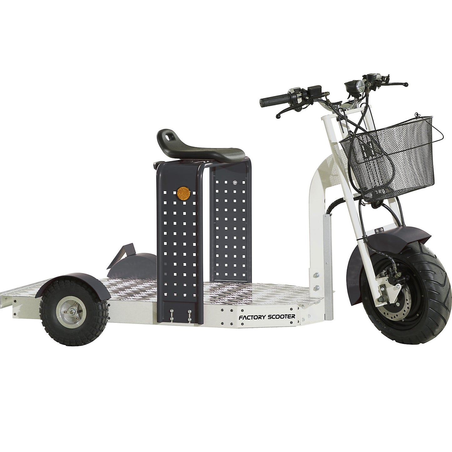 Factory scooter, length 1750 mm, with MOT approval.
