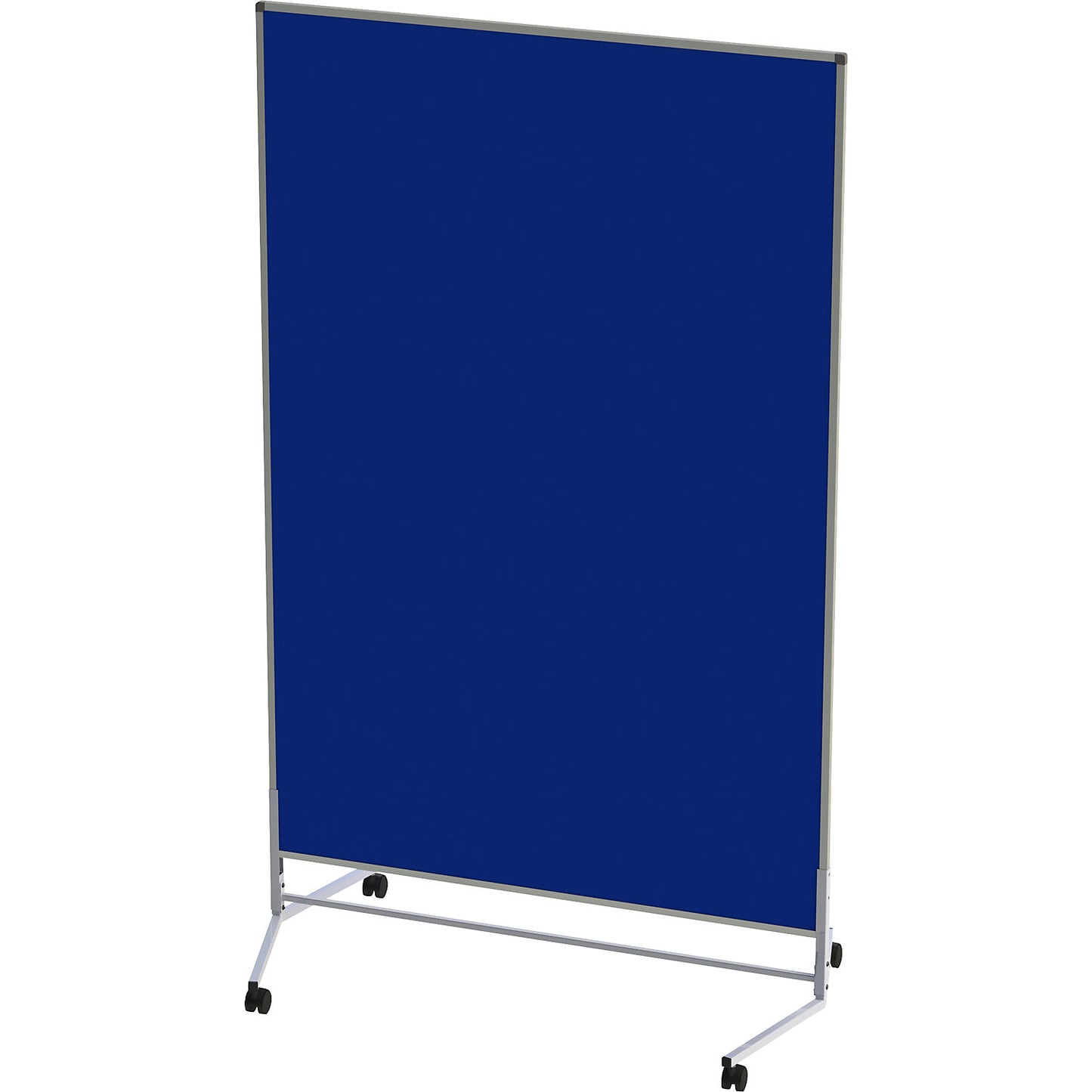 Display panel, mobile, fabric, both sides, blue, WxH 1200 x 1800 mm.