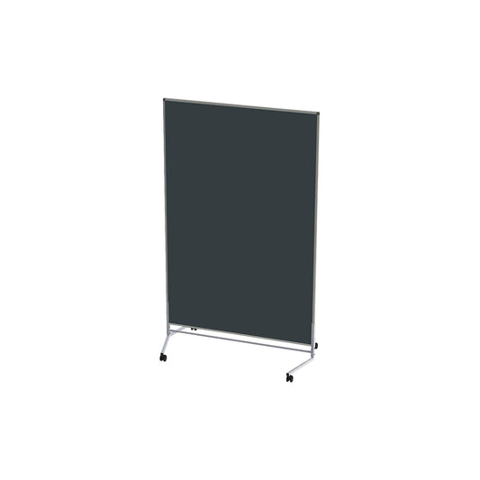 Display panel, mobile, fabric, both sides, grey, WxH 1200 x 1800 mm.