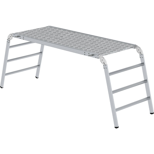 Work platform, folding, platform LxW 1860 x 750 mm, height 970 mm.