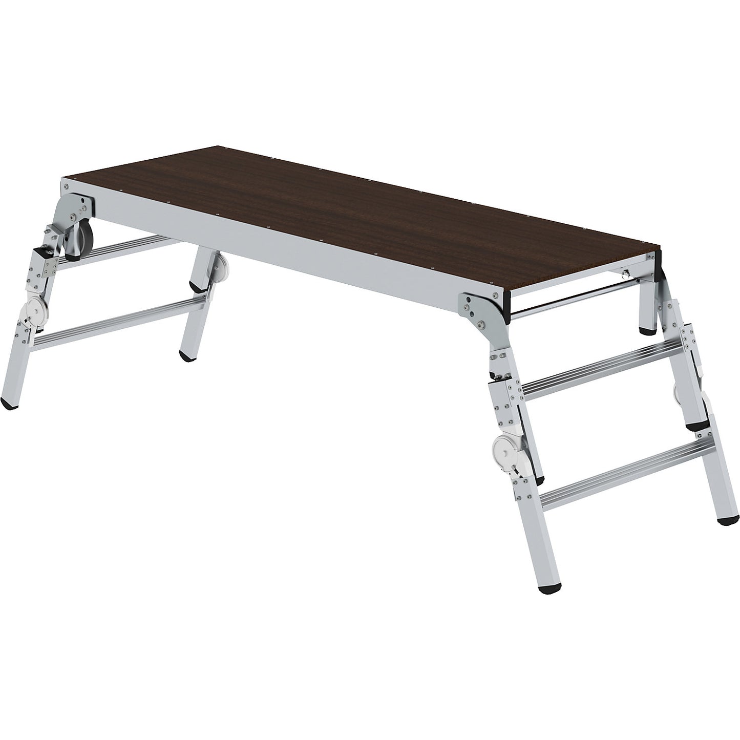 Machine platform, height adjustable, platform LxW 1700 x 600 mm, height 250 / 500 / 750 mm.