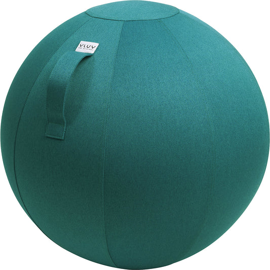 LEIV Swiss ball, fabric cover with the appearance of canvas, 600 - 650 mm, petrol.