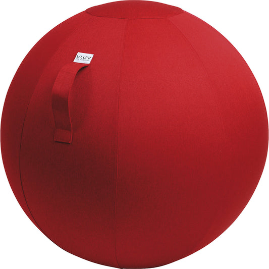 LEIV Swiss ball, fabric cover with the appearance of canvas, 700 - 750 mm, ruby red.