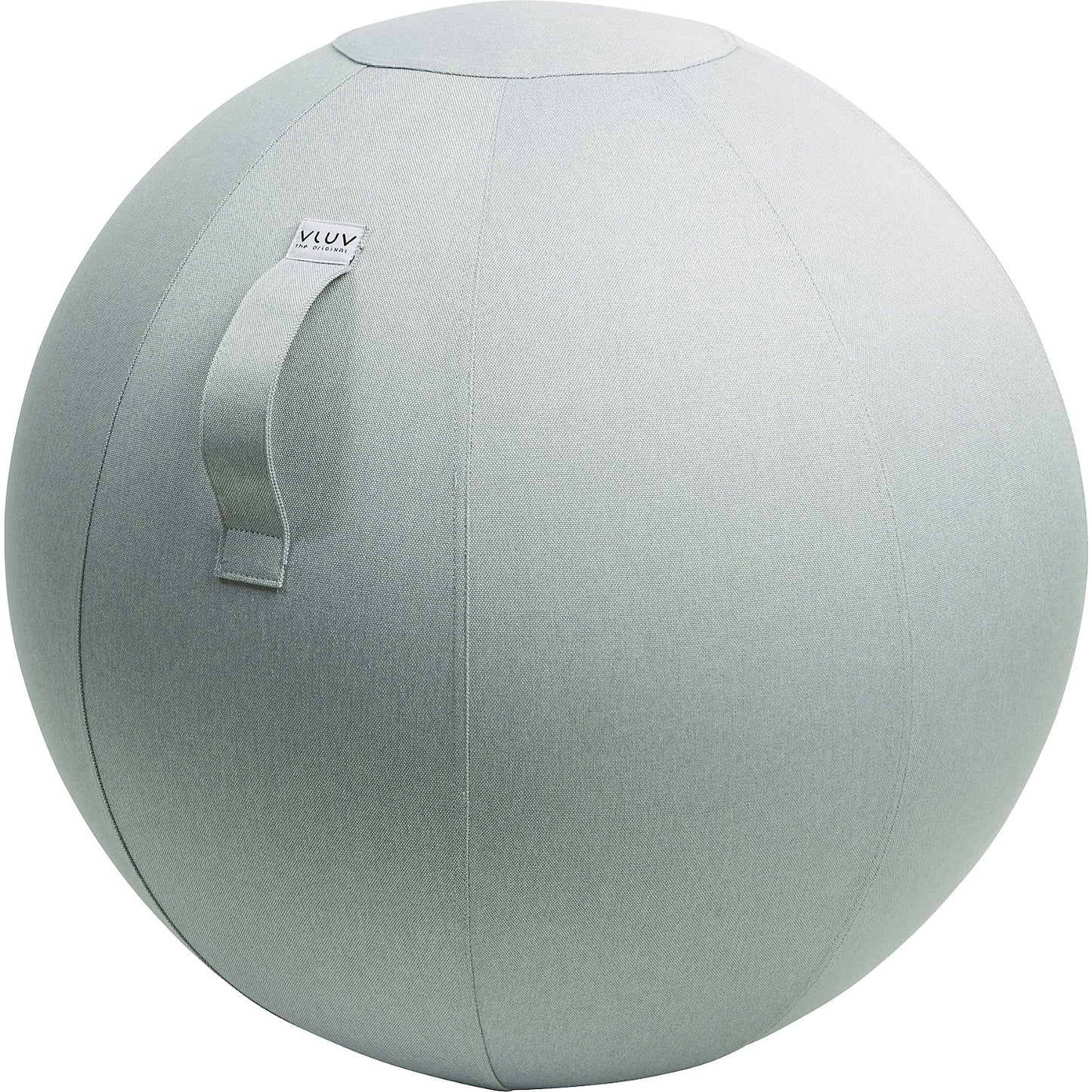 LEIV Swiss ball, fabric cover with the appearance of canvas, 700 - 750 mm, silver grey.