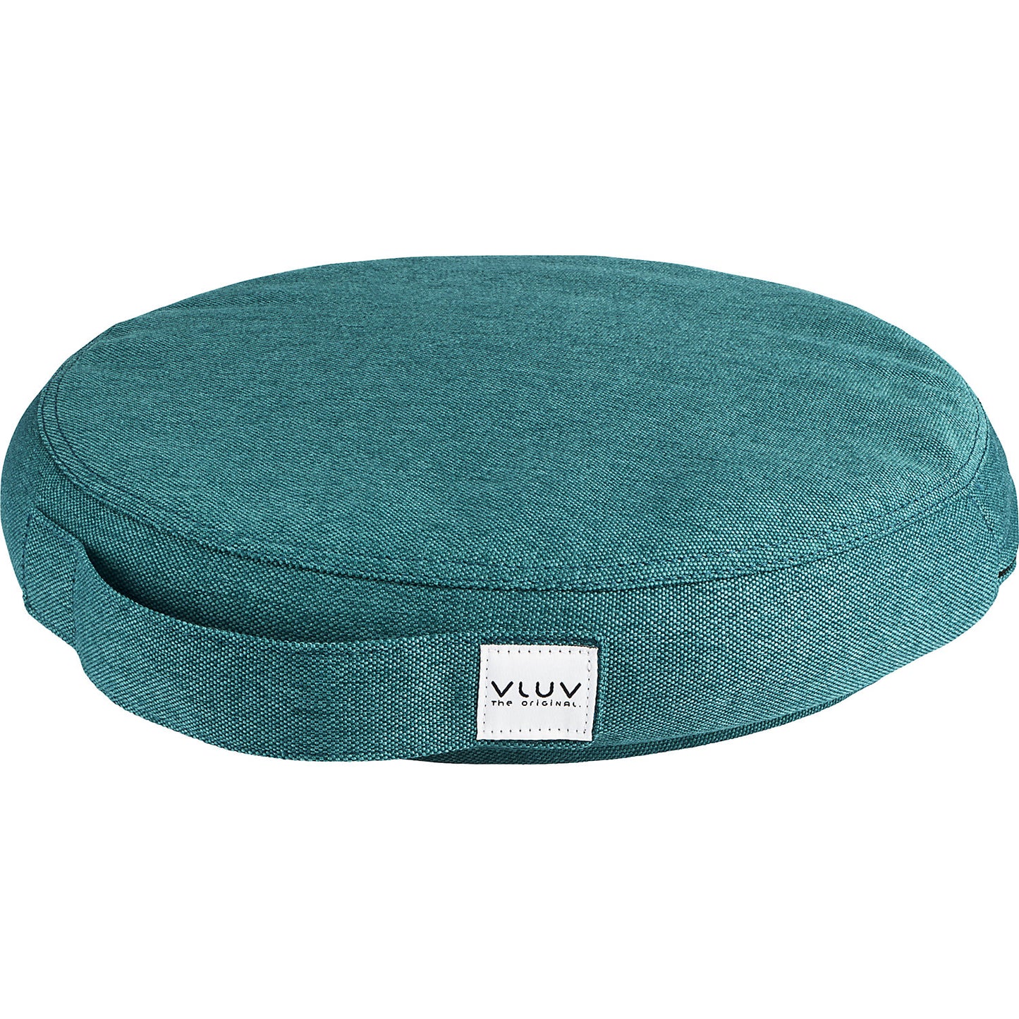 PIL&PED LEIV balance cushion, with fabric cover, Ø 360 mm, petrol.