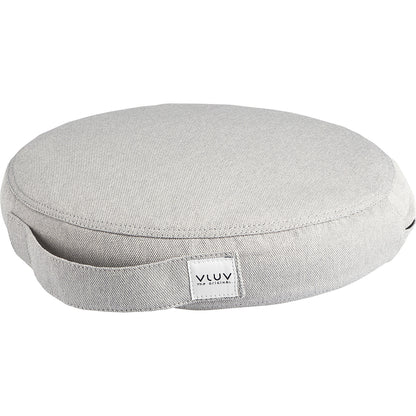 PIL&PED LEIV balance cushion, with fabric cover, Ø 360 mm, silver grey.