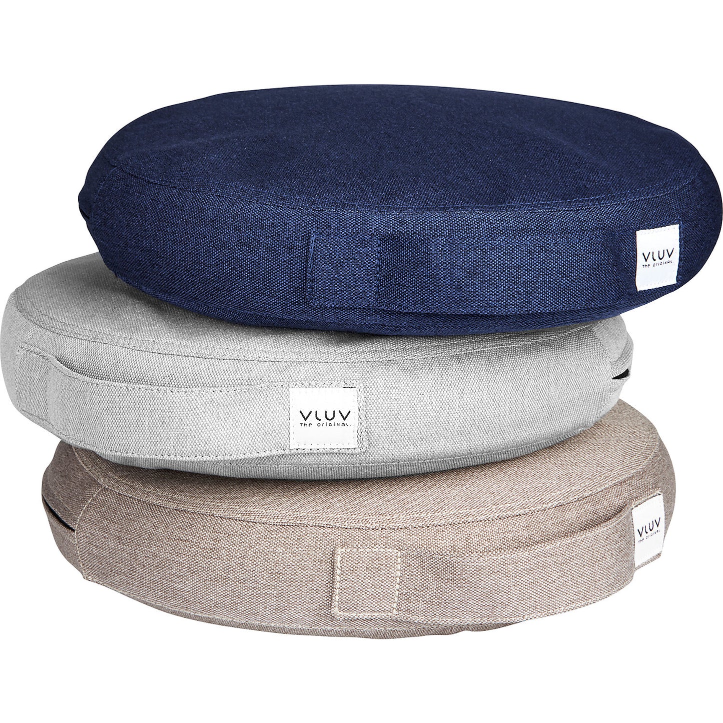 PIL&PED LEIV balance cushion, with fabric cover, Ø 360 mm, petrol.