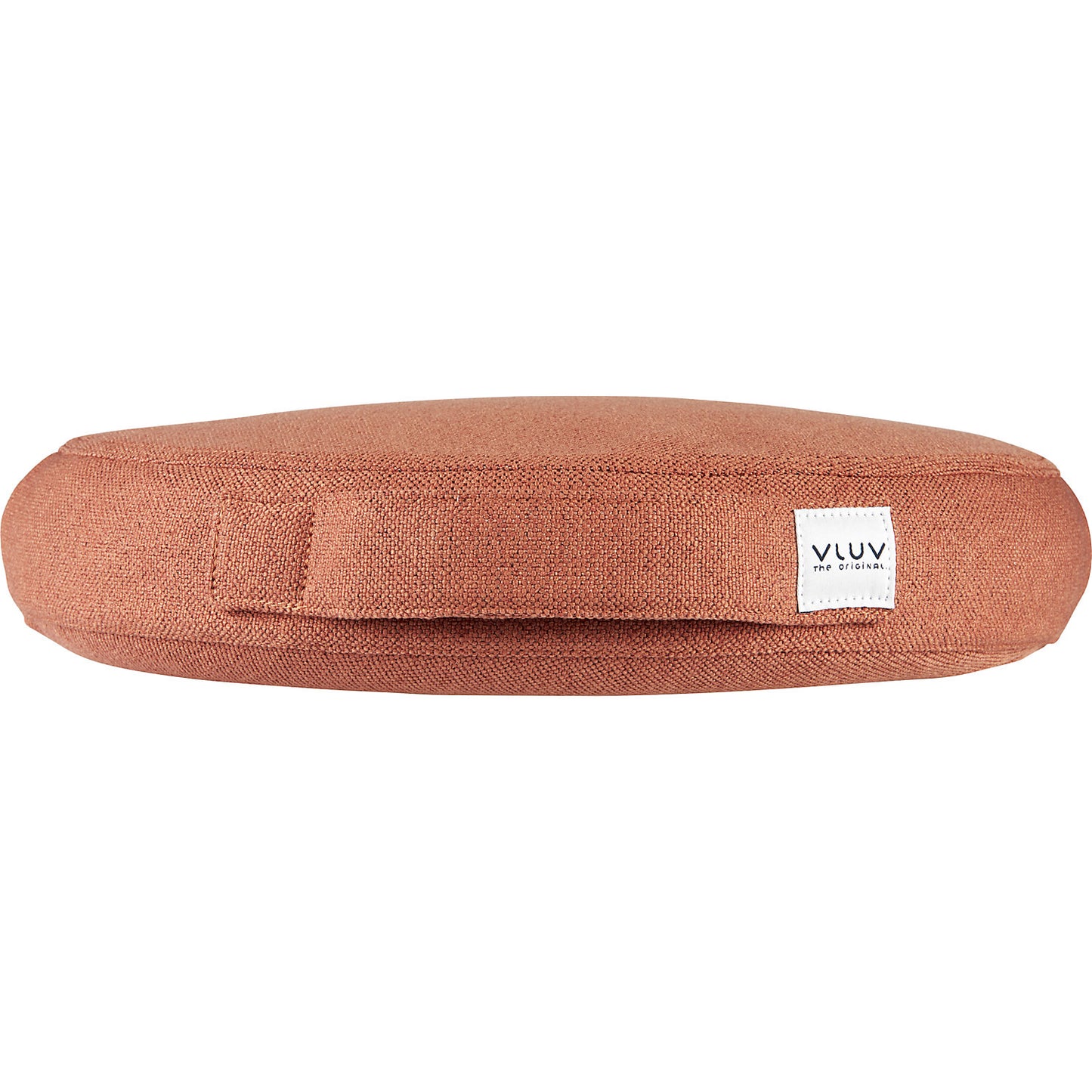 PIL&PED SOVA balance cushion, with fabric cover, Ø 360 mm, salmon orange.