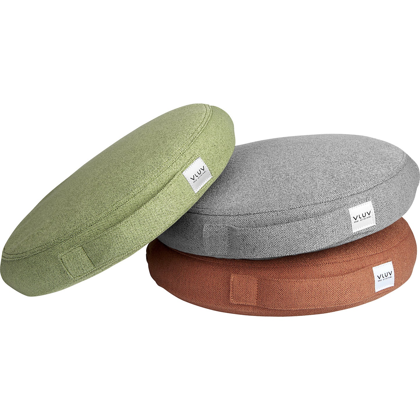 PIL&PED SOVA balance cushion, with fabric cover, Ø 360 mm, ash grey.