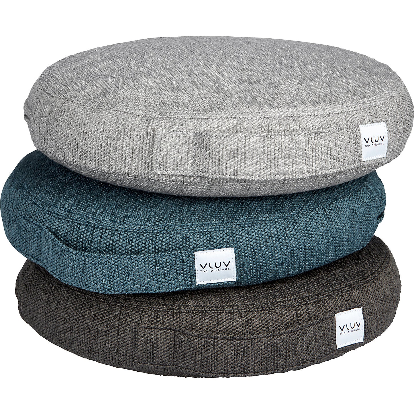 PIL&PED STOV balance cushion, with fabric cover, Ø 360 mm, pebble grey.