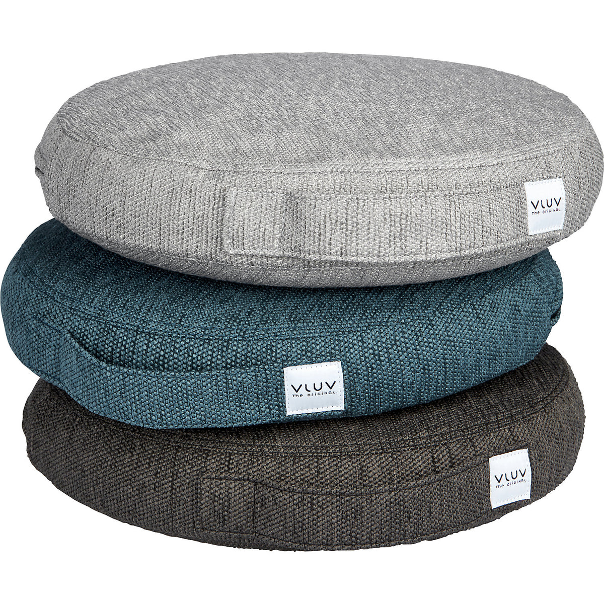PIL&PED STOV balance cushion, with fabric cover, Ø 360 mm, greige.