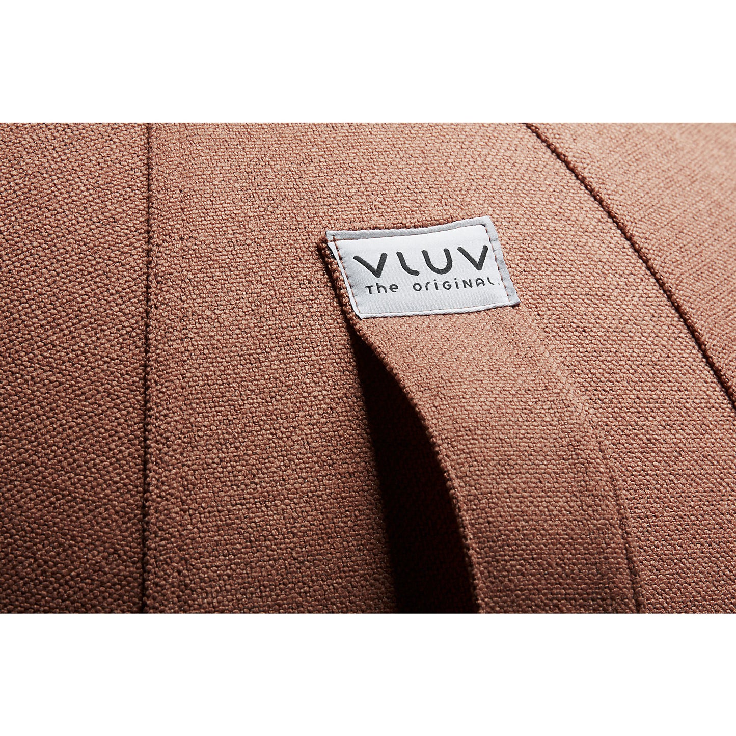 SOVA Swiss ball, fabric cover in natural colours, 600 - 650 mm, salmon orange.