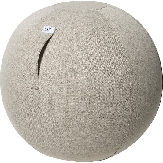 SOVA Swiss ball, fabric cover in natural colours, 600 - 650 mm, toffee.