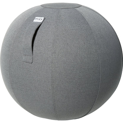 SOVA Swiss ball, fabric cover in natural colours, 600 - 650 mm, ash grey.