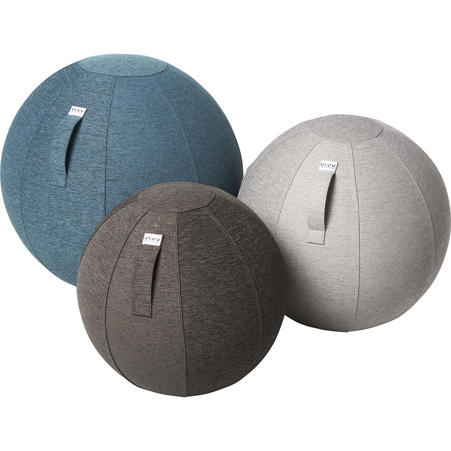 STOV Swiss ball, fabric version, 700 - 750 mm, cement grey.