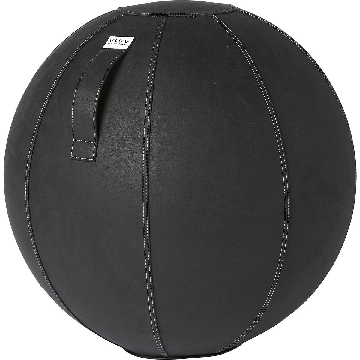 VEGA Swiss ball, vegan vinyl, 600 - 650 mm, black.