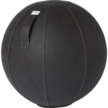 VEGA Swiss ball, vegan vinyl, 600 - 650 mm, black.