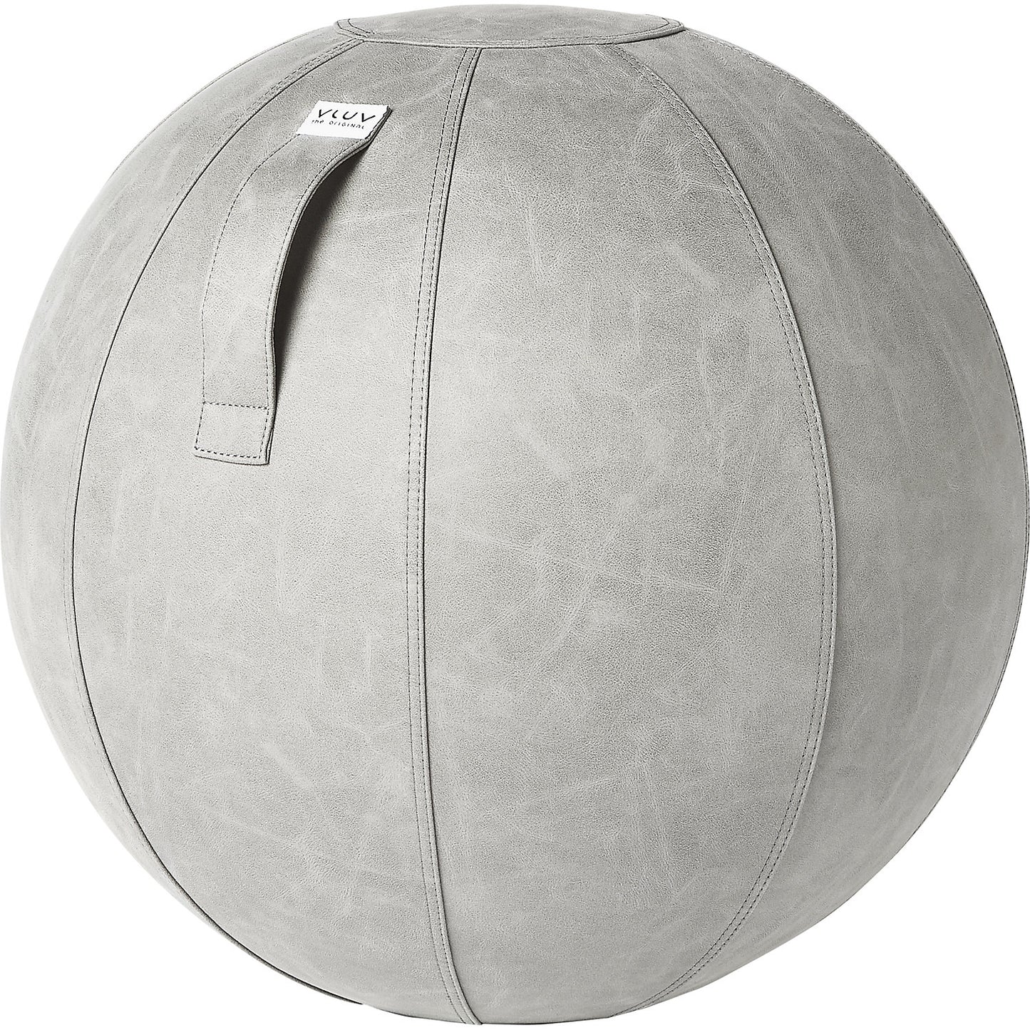 VEGA Swiss ball, vegan vinyl, 600 - 650 mm, cement.