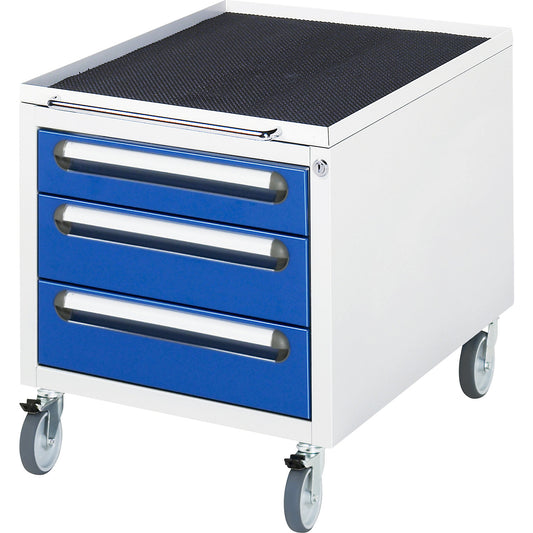 Mobile pedestal, with 3 drawers, drawer height 1 x 90, 2 x 120 mm.