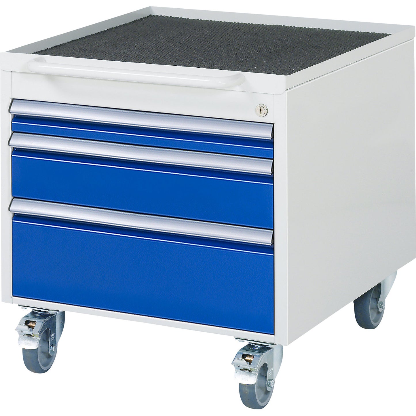 Series 7000 mobile pedestal, with 3 drawers, internal drawer height 1 x 60/120/180 mm.