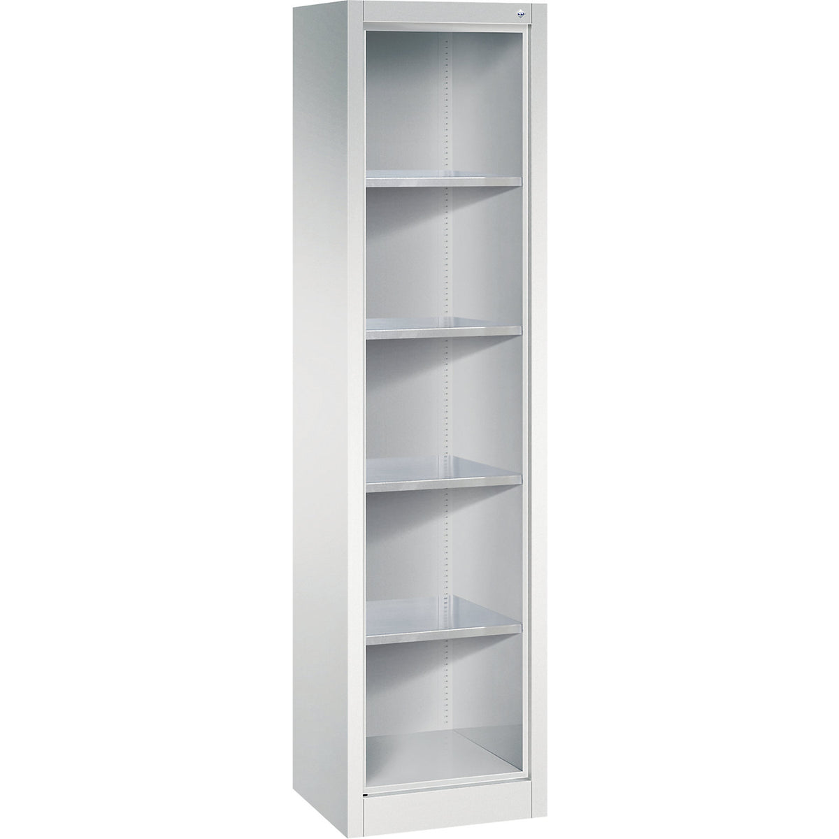 Shelf unit, with 4 zinc plated shelves, HxWxD 1950 x 502 x 400 mm.