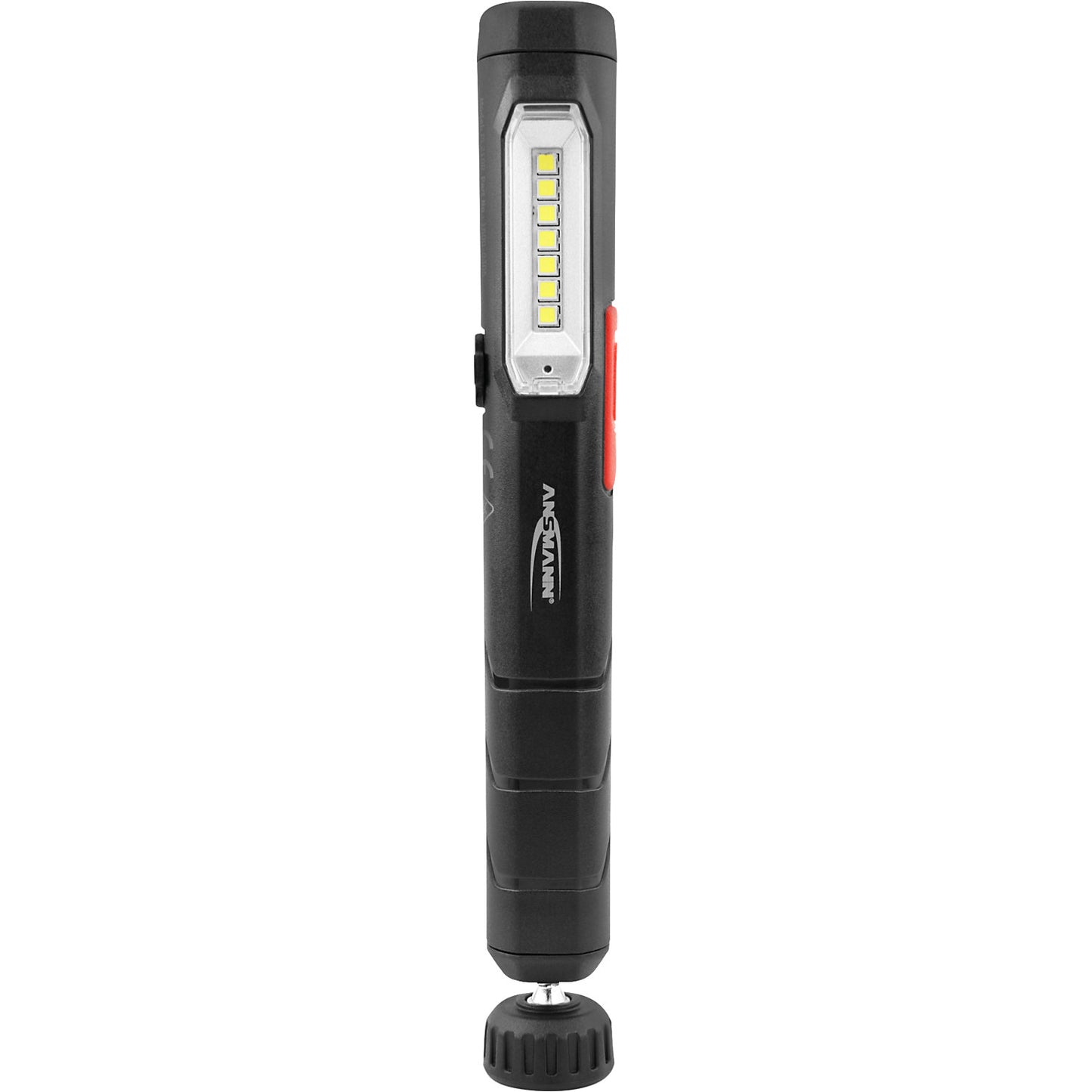 PL210R rechargeable LED work light, 90 / 210 lm, black, LxWxH 172 x 27 x 22 mm.