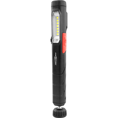 PL210R rechargeable LED work light, 90 / 210 lm, black, LxWxH 172 x 27 x 22 mm.