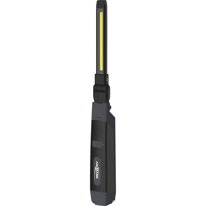IL500R rechargeable LED work light, 130 / 500 lm, black, LxWxH 320 x 43 x 33 mm.