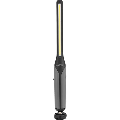 IL700R rechargeable LED work light, 120 / 60 - 700 lm, black, LxWxH 380 x 45 x 40 mm.