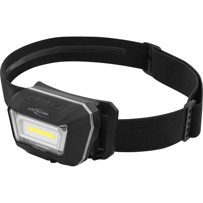 HD280RS LED headlight, 280 lm, black, LxWxH 78 x 47 x 46 mm.