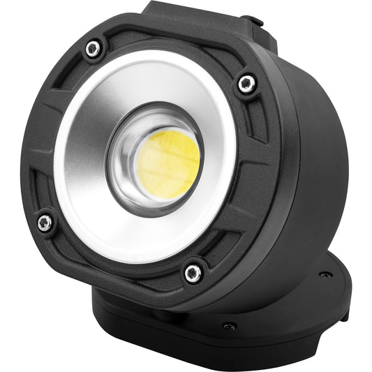 FL1100R rechargeable LED work light, 1100 lm, black, LxWxH 90 x 87 x 60 mm.
