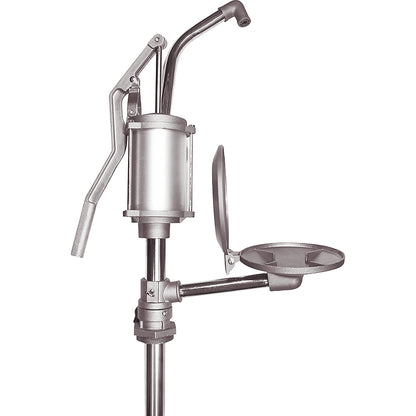 Aluminium canister/drum hand pump, for oils, diesel, heating oil etc., with swivel arm.