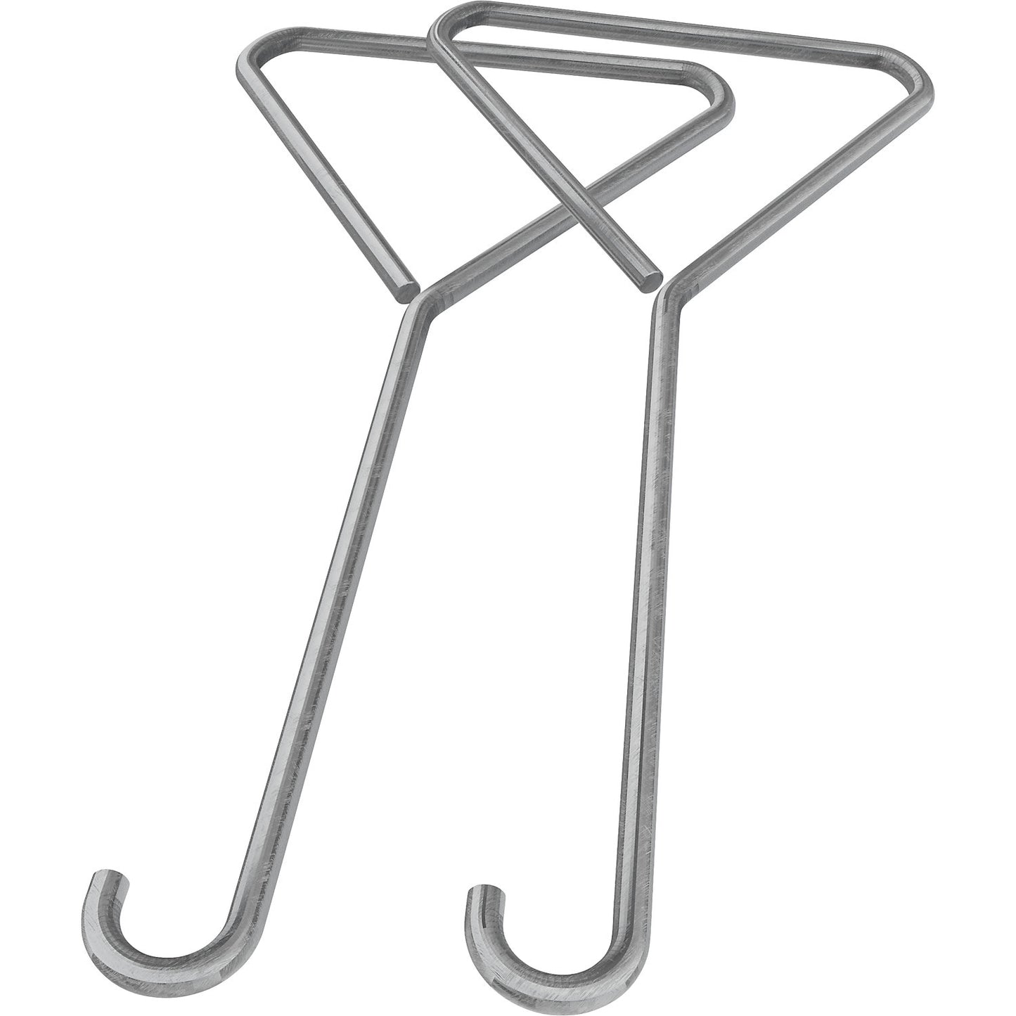 Grate lifter, stainless steel, 1 pair, HxW 348 x 160 mm.