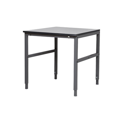 Embla work table, grey laminate, WxD 800 x 800 mm.