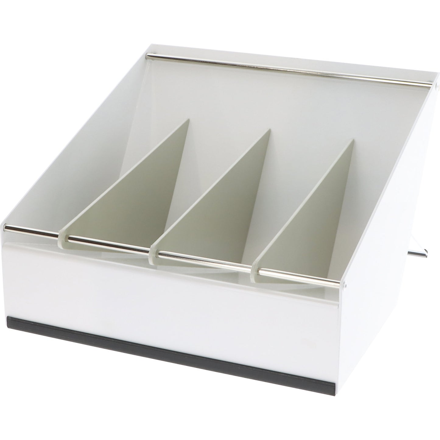 Adhesive label dispenser, for inside and outside roll winding, max. roll Ø 240 mm, LxWxH 290 x 283 x 180 mm.